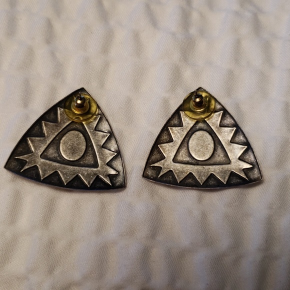 Vintage Turquoise Earrings/Native American/Western - Picture 3 of 5